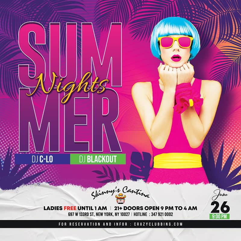 cantinasat summer nights Skinny's Cantina saturday