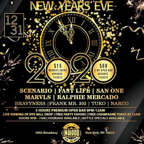 Inwood Bar and Grill New Years Eve